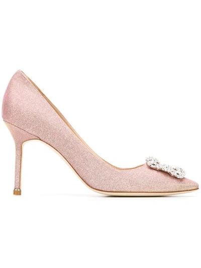 Manolo Blahnik Hangisi Classic Pumps In Pink