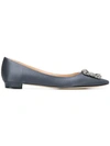 Manolo Blahnik Hangisiflat Classic Loafers - Blue