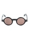 Lesca Round Frame Sunglasses