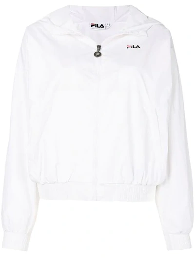 Fila Logo Bomber Jacket - White