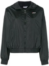 Fila Zipped Bomber Jacket In Black