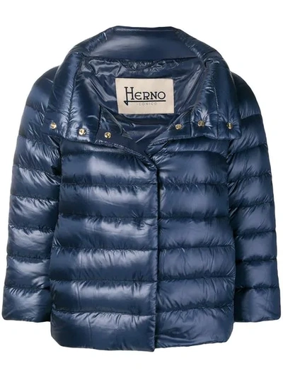 Herno Sofia Puffer Jacket - Blue