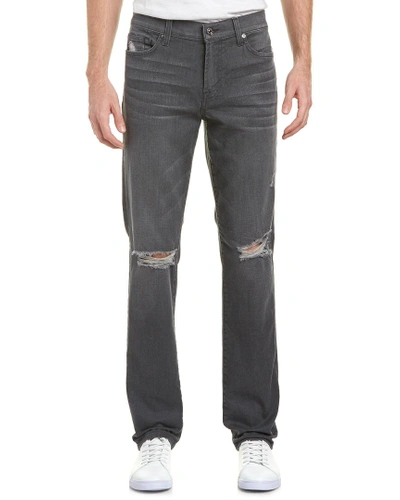 Seven For All Mankind 7 For All Mankind Slimmy Porter Grey Destroy Slim Fit