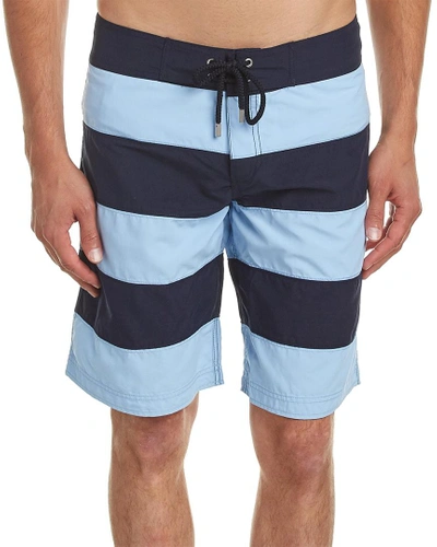 Vilebrequin Octant Swim Trunk In Blue