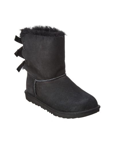 Ugg Bailey Bow Ii Suede Boot In Black