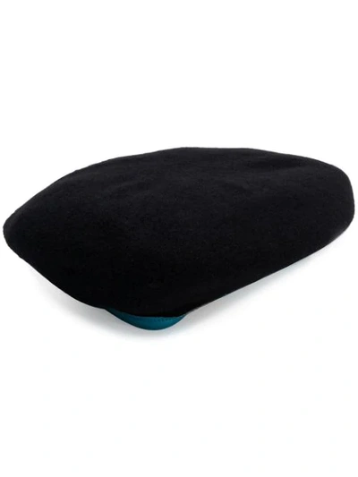 Facetasm Embroidered Logo Beret - Black