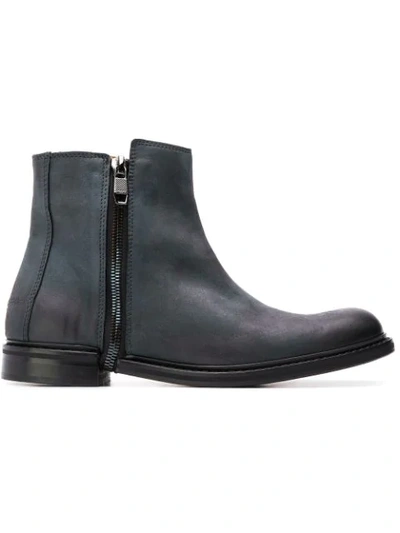 Diesel Ankle Boots In Grey