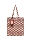 Fendi Red Help Bag Charm With Foldaway Tote