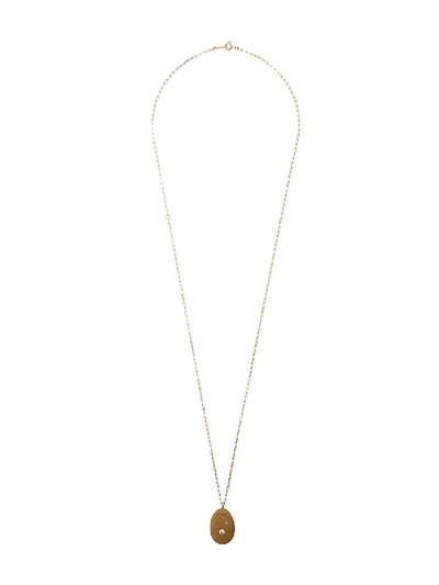 Cvc Stones Natural Stone Necklace In Gold