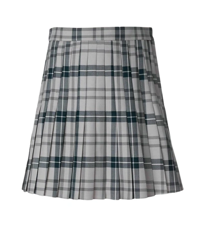 Thom Browne Pleated Skirt In Grey