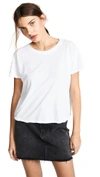 James Perse Boxy Tee In White