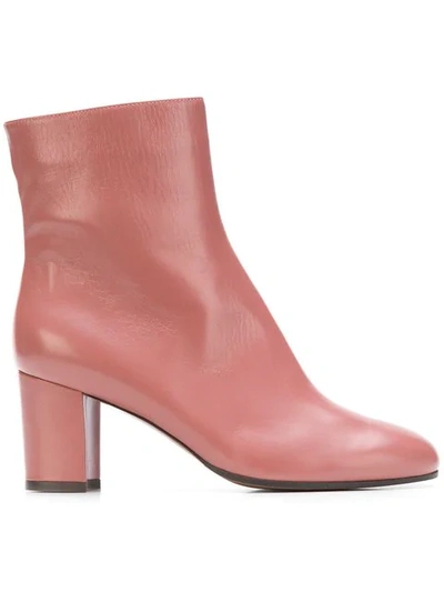 L'autre Chose Classic Ankle Boots - Pink