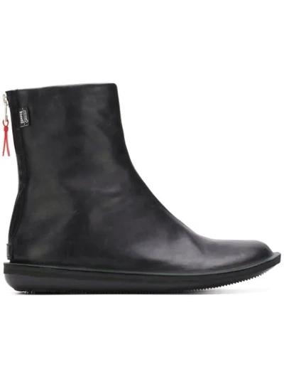 Camper Ankle Boots - Black In Black