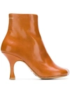 Mm6 Maison Margiela Ankle Boots In Brown