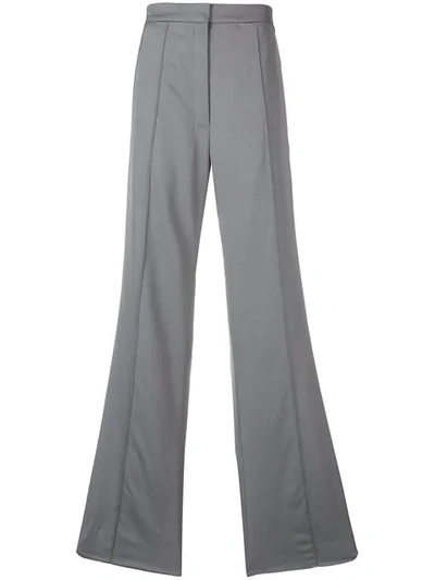 Nina Ricci Side Stripe Wide-leg Trousers - Grey