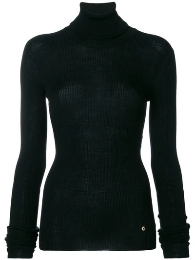 Nina Ricci Ribbed Turtleneck Sweater - Black