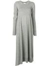 Barrie Bright Side Cashmere Dress In Grey