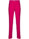 Moschino Slim Fit Tailored Trousers In Pink