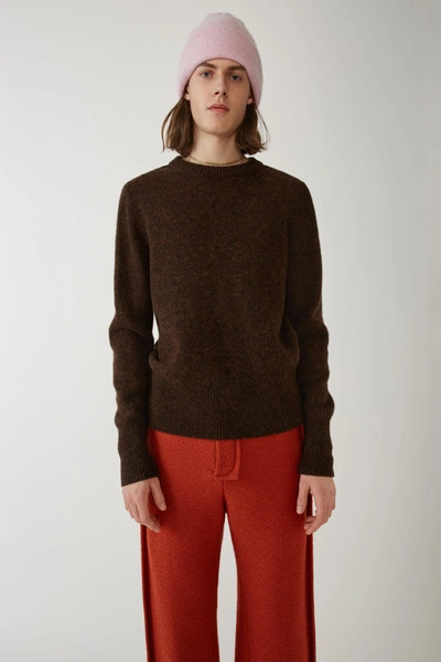 Acne Studios Classic Sweater Brown Melange