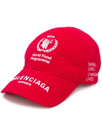 MCWP　BALENCIAGA　　WFP Cap Balenciaga World Food Programme Cap Black/White - US