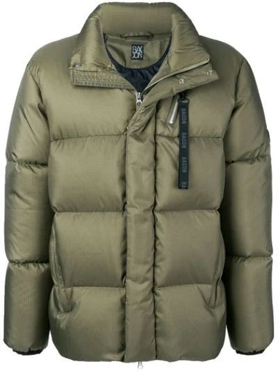 Bacon Big Boo Quilted Jacket In Green