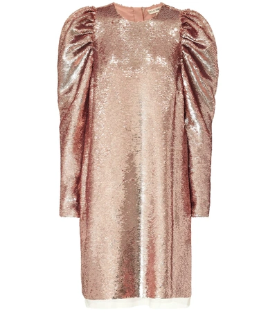 Ulla Johnson Sequinned Minidress In Copper