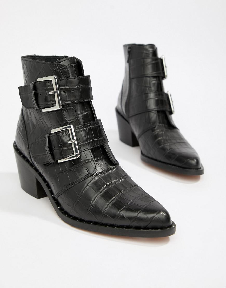 kurt geiger croc boots