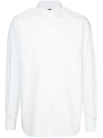 H Beauty & Youth H Beauty&youth Long-sleeve Fitted Shirt - White