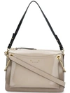 Chloé Roy Medium Shoulder Bag In Neutrals