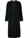 H Beauty & Youth H Beauty&youth Single-breasted Fitted Coat - Black