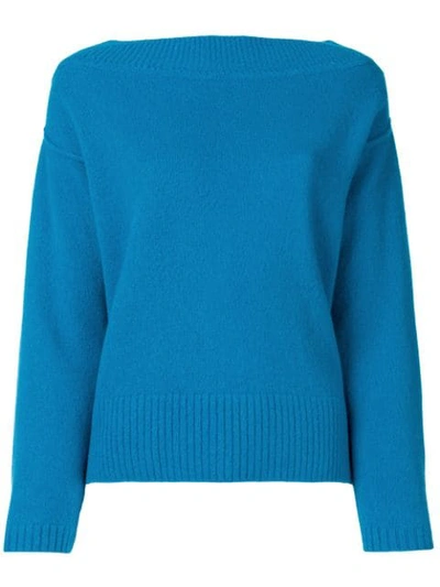 Forte Forte Basic Jumper In Blue