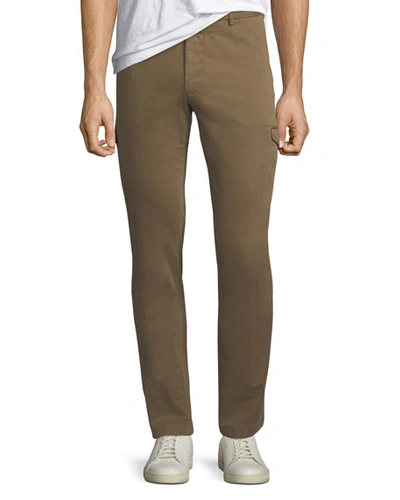 Neiman Marcus Men's Twill Slim Cargo Pants