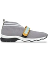 Fendi Rockoko Sneakers In Grey