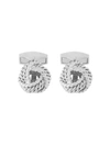 Tateossian Cable Knot Cufflinks In Metallic