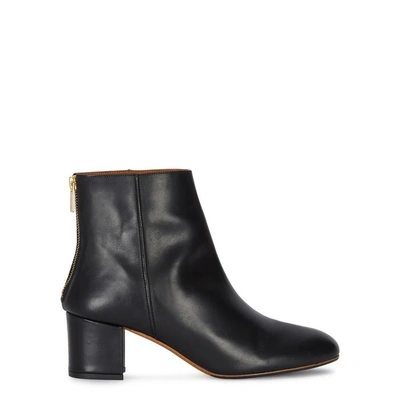 Atp Atelier Mei 50 Black Leather Ankle Boots