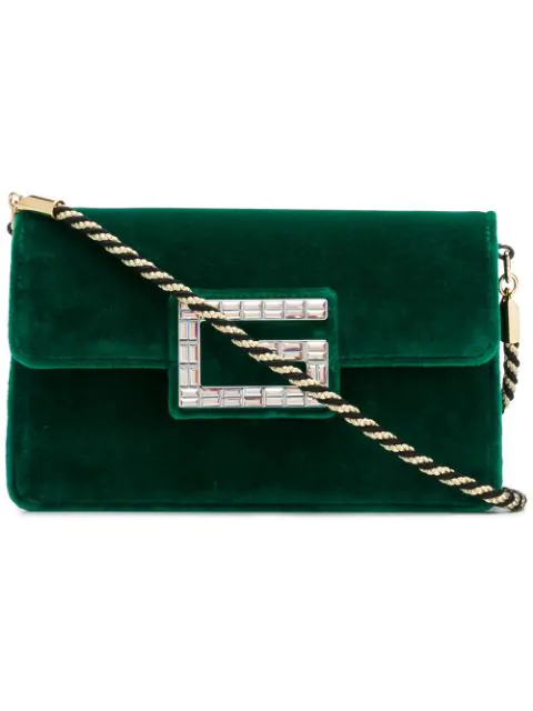 gucci bag green velvet