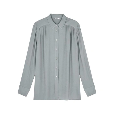 Filippa K Feminine Pale Blue Twill Shirt In Light Blue | ModeSens