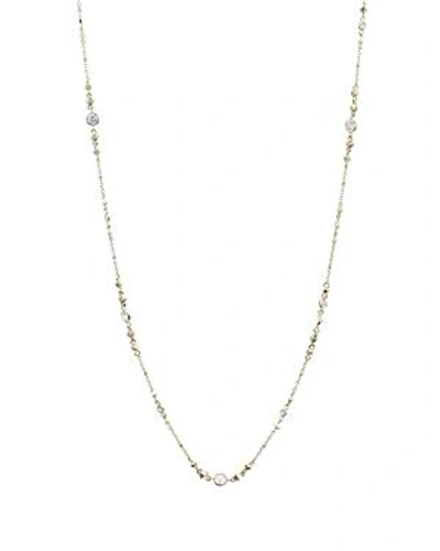 Kendra Scott Wyndham Cubic Zirconia Chain Necklace In Gold