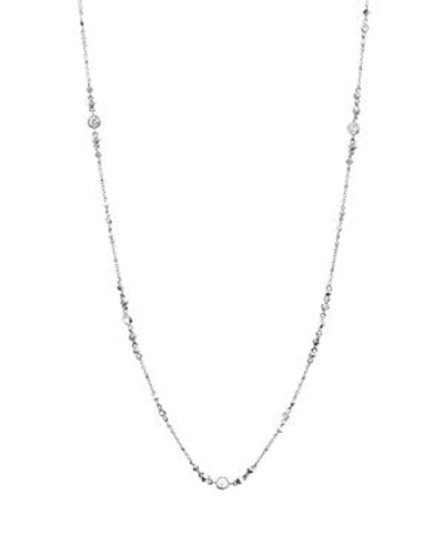Kendra Scott Wyndham Cubic Zirconia Chain Necklace In Silver