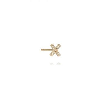 Annoushka Initial X Single Stud Earring