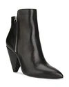 Kenneth Cole Women's Galway Leather High-heel Booties In Black