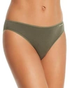 Calvin Klein Form Cotton Bikini In Beetle