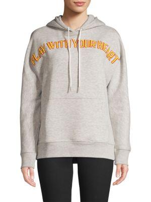 sandro orange hoodie