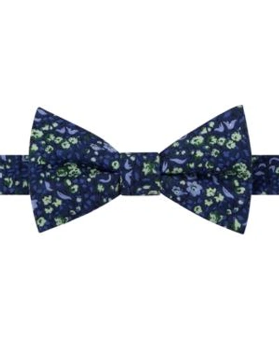 Tommy Hilfiger Men's Botanical Pre-tied Bow Tie In Purple