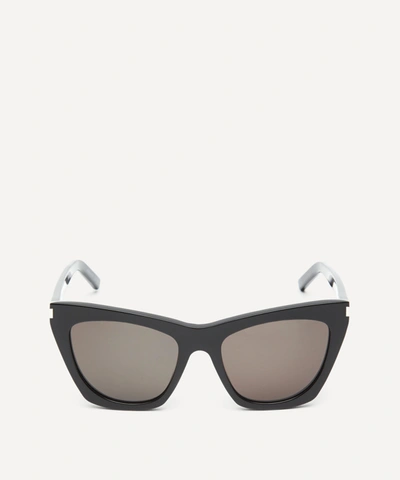 Saint Laurent New Wave Kate Cat-eye Sunglasses In Black