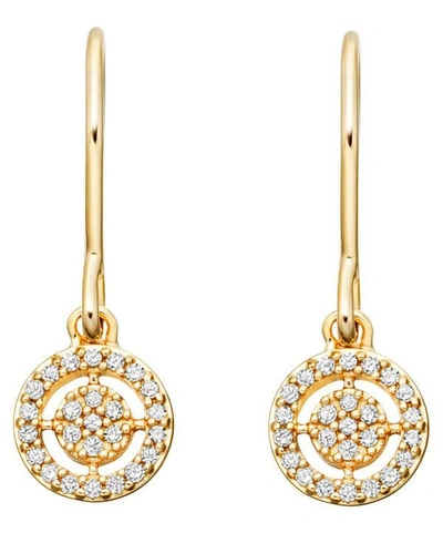 Astley Clarke Gold Mini Icon Aura Drop Earrings