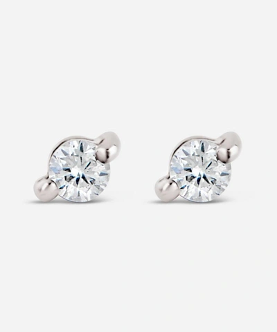 Dinny Hall 14ct White Gold Shuga Diamond Stud Earrings