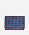 Liberty London Medium Pouch In Iphis Canvas In Blue