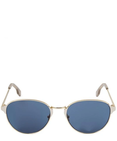 Zanzan Arango Oval Metal Sunglasses In Silver