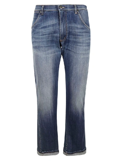 Prada Straight Leg Jeans In Navy